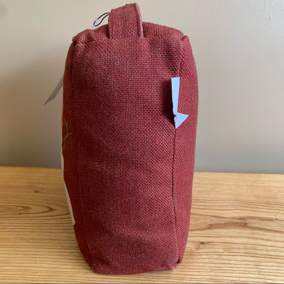Rae Dunn - LET IT SNOW - Door Stop - Red - NWT - Picture 4 of 8